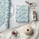 Search for blue hydrangea wrapping paper Watercolor
