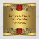 Search for ruby wedding anniversary invitations Classy