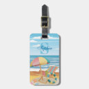 Search for beach luggage tags Waves
