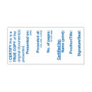 Search for notary business stamps Certified