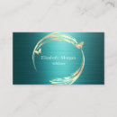 Search for green business cards Beauty