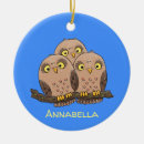 Search for owl ornaments Illustration