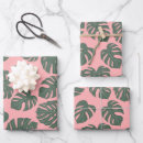 Search for green leaves wrapping paper Monstera