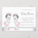 Search for twin baby girl shower invitations Elegant