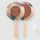 Search for boho wedding hand fans Terracotta