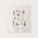 Search for christmas tapestries Illustration