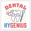 Search for funny dental stickers Hygienist