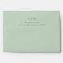 Search for mint green envelopes Minimalist