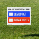 Search for human rights outdoor signs Democrat