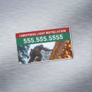 Search for xmas lights business cards Green