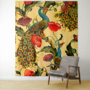 Search for peacock tapestries Vintage