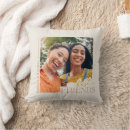 Search for best friend pillows Modern chic script calligraphy