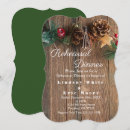 Search for christmas rehearsal dinner invitations Rustic
