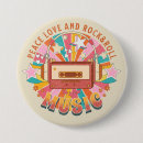 Search for rock and roll buttons Old school