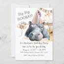 Search for hippo birthday invitations Girl