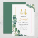 Search for 44th birthday invitations Modern