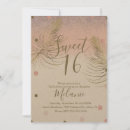 Search for feather invitations Glitter