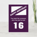 Search for funny 16th birthday cards Celebration