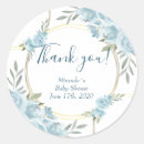 Search for monogram baby shower invitations Blue