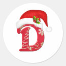 Search for letter d monogram stickers Red