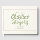 Search for retro wedding guest books Pastel