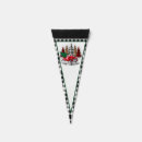 Search for christmas pennants Red