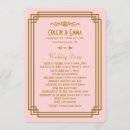 Search for art deco wedding programs Vintage