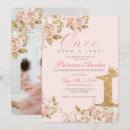Search for little princess 1st birthday invitations Crown