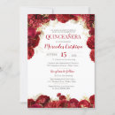 Search for red rose invitations Gold