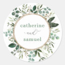 Search for gold wedding stickers Greenery