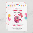 Search for monster baby shower invitations Cute