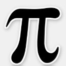 Search for pi symbol stickers math