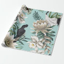 Search for parrot wrapping paper Vintage