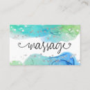 Search for therapist business cards Massage therapy