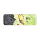 Search for labradoodle return address labels Black