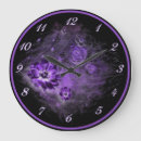 Search for glow in the dark clocks Purple