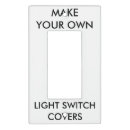 Search for blank templates light switch covers Create your own