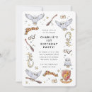 Search for harry potter birthday invitations Wizarding world party