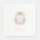 Search for bridal luncheon napkins Floral
