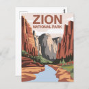 Search for zion national park postcards Outdoor camping hiking