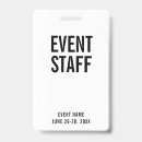 Search for event staff badges Backstage pass