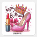 Search for cute birthday queen stickers Pink