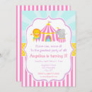 Search for pink carnival invitations Girl