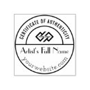 Search for artist stamps Certificate