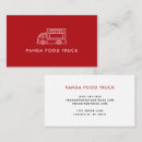 Search for red truck business cards Food service
