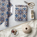 Search for portuguese wrapping paper Blue and white
