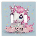 Search for unique light switch covers Pink