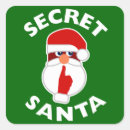 Search for secret santa stickers Father christmas