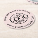 Search for company logo coasters Promotional