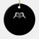 Search for skeleton ornaments Heart hands